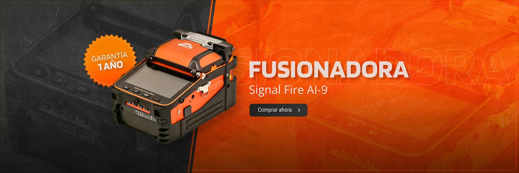 Fusionadora Signal Fire AI-9 | City Tools - Conectando el futuro, una fibra a la vez